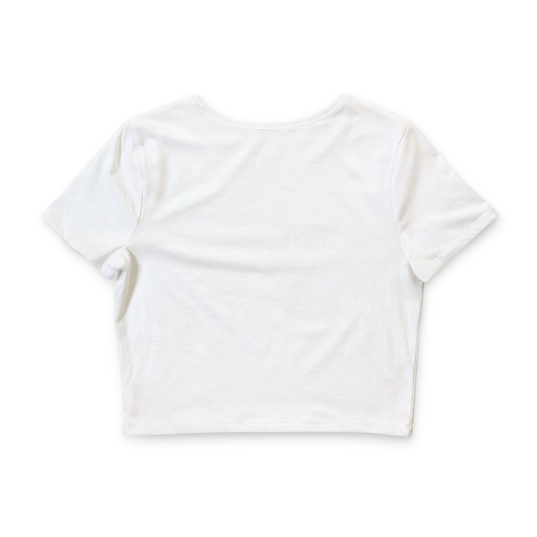 Women’s Poly-Cotton Crop Tee - Image 2
