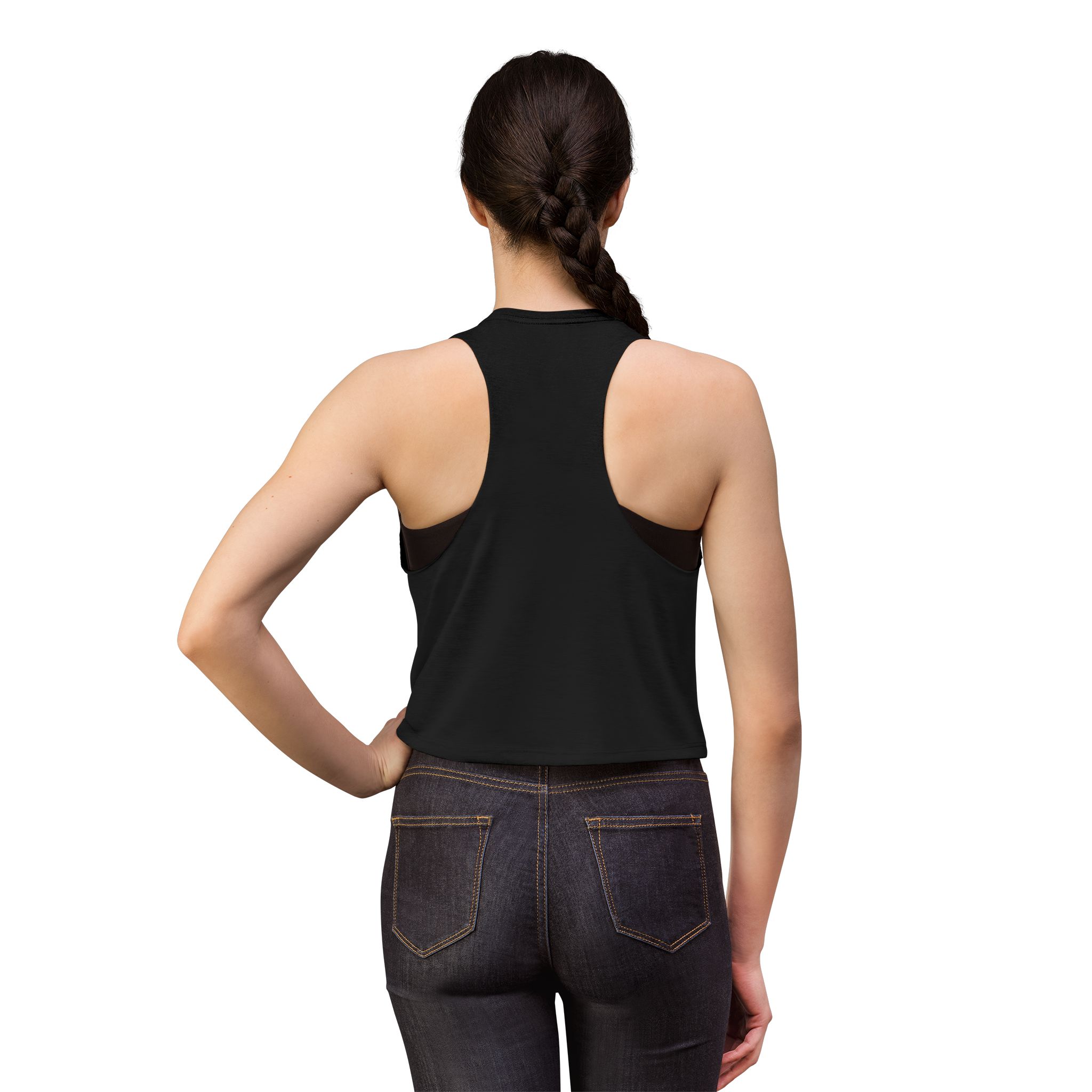 Crop Top — "One More Time From The Top" Skeleton Band Graphic Tank - Image 4